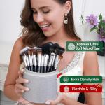 Bueart 36-Piece Luxurious Goat Hair Makeup Brush Set