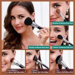 Bueart 36-Piece Luxurious Goat Hair Makeup Brush Set