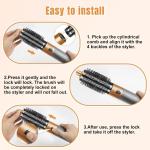 Dyson Airwrap Volumizing Brush - Nickel/Copper Style