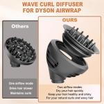 YTCHYYSK Wave Curl Diffuser for Dyson Airwrap