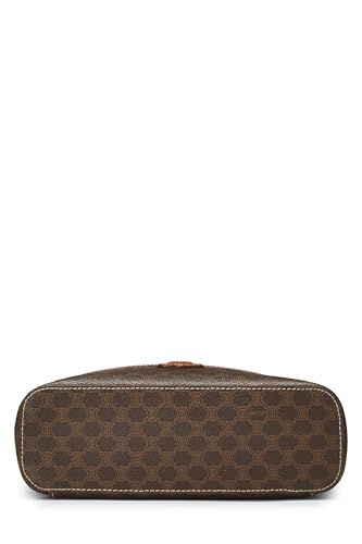 Céline Brown Coated Canvas Macadam Toiletry Bag in Luxury