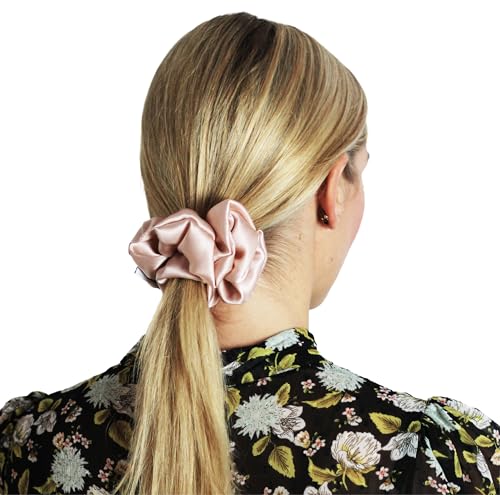 Luxurious Silk Scrunchie Trio for Style and Protection