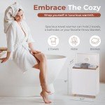 Luxury Spa Towel Warmer with Scented Relaxation