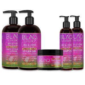 Blaq Luxury Sage & Lychee Hair Care Gift Set