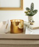 Thymes Luxurious Gold Candle – 500g – Frasiertanne