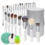 Luxury 26-Piece Makeup Brush Set with Holder