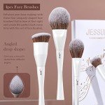 Jessup 14-Piece Premium Makeup Brush Set