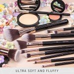 Niré Beauty 15-Piece Professional Makeup Brush Set