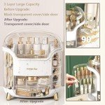Omeily Clear Makeup Organizer for Cosmetics and Jewelry