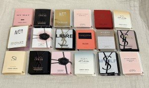 18 Luxury Designer Fragrance Sample Spray Vials