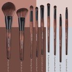 Luxury ENZO KEN Natural Zibeline Makeup Brush Set