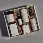 Luxury Men's Spa Gift Set with Whiskey Candle