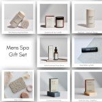 Luxury Men's Spa Gift Set with Whiskey Candle