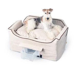 Luxury Lookout Pet Car Seat in Buckskin Java