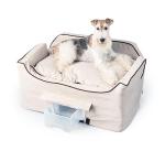 Luxury Lookout Pet Car Seat in Buckskin Java