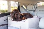 Luxury Lookout Pet Car Seat in Buckskin Java