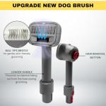 Pet Grooming Brush Vacuum Attachment for Dyson