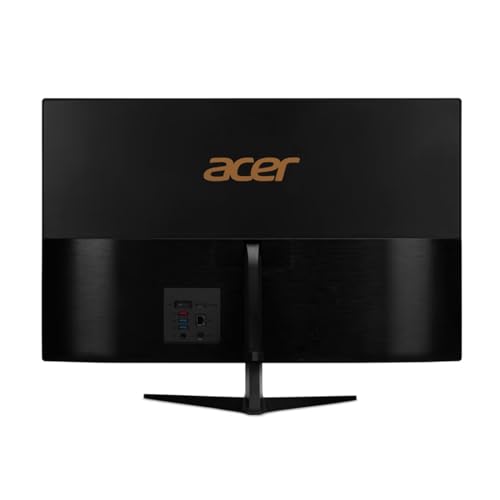 acer Aspire C27 All in One Desktop | 27-inch FHD IPS Display | 12th Gen Intel 4-Core Processor | 32GB RAM | 1TB SSD | Wi-Fi 6 | Webcam | HDMI | Wireless Mouse & Keyboard | Windows 11, Black