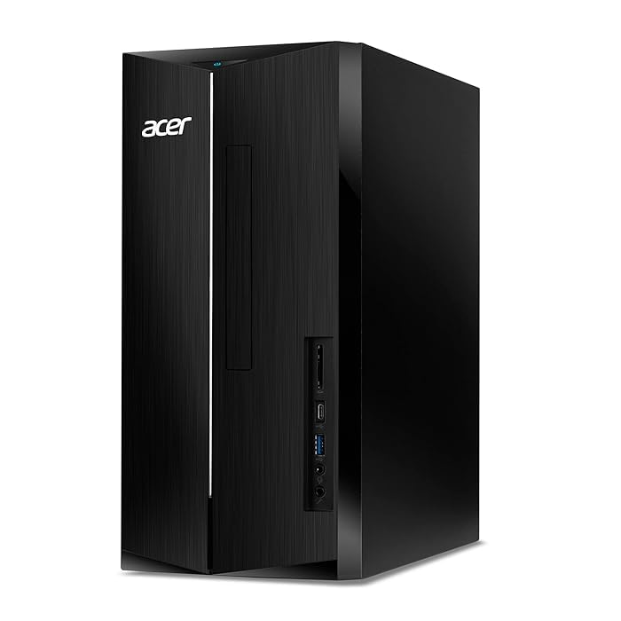 acer Aspire Business Desktop | 13th Gen Intel Core i5-13400 Processor | Windows 11 Pro | 2*HDMI | USB A&C | WiFi 6E+Bluetooth 5.1 | SD Card Reader | Keyboard+Mouse (16GB RAM | 1TB SSD), Black