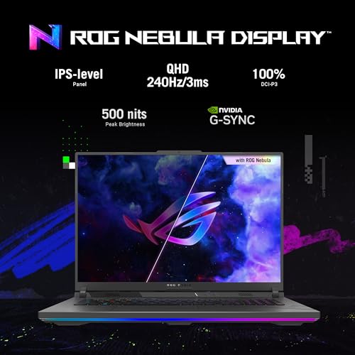 ASUS ROG Strix G18 Gaming Laptop, Nebula Display
