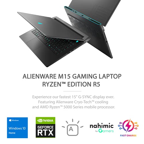 Alienware M15 Ryzen Gaming Laptop, 15.6" FHD