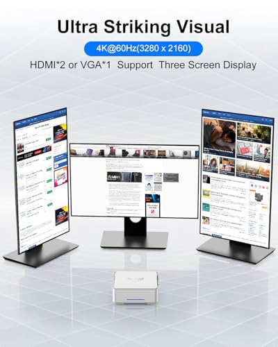KAMRUI GK3 Plus Mini PC with Windows 11