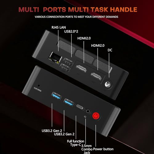 BOSGAME P1 Ryzen 7 Mini PC with Triple 4K Support