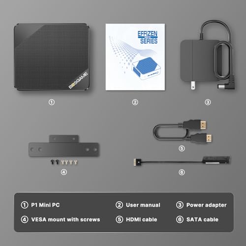 BOSGAME P1 Ryzen 7 Mini PC with Triple 4K Support