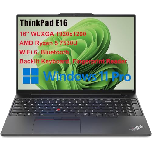 Lenovo ThinkPad E16: Ryzen 5, 16GB RAM, 1TB SSD