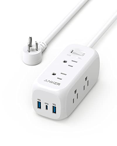 Anker 6-Outlet USB-C Surge Protector Power Strip
