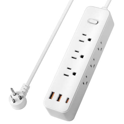 12-in-1 Surge Protector Power Strip with USB Ports