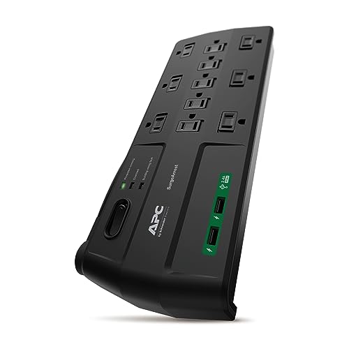 APC 11-Outlets Surge Protector with USB Ports