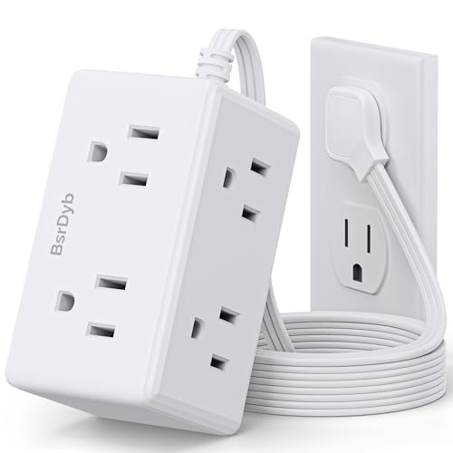Ultra Flat 6 Outlet Power Strip - 6 Ft