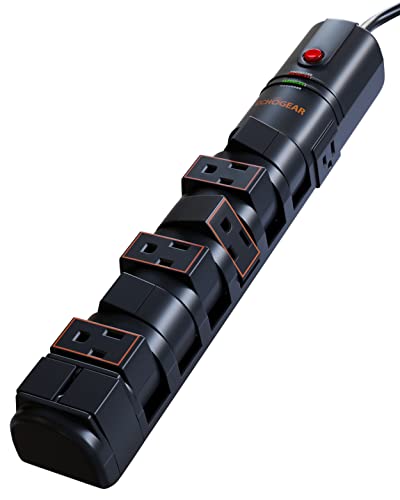 ECHOGEAR VoltSpin Rotating Surge Protector Power Strip