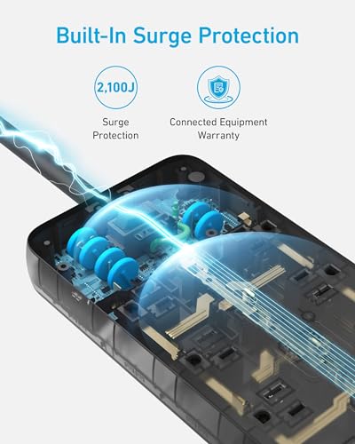 Anker 12-Outlet Surge Protector with USB Ports