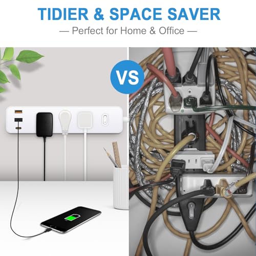 12-in-1 Surge Protector Power Strip with USB Ports