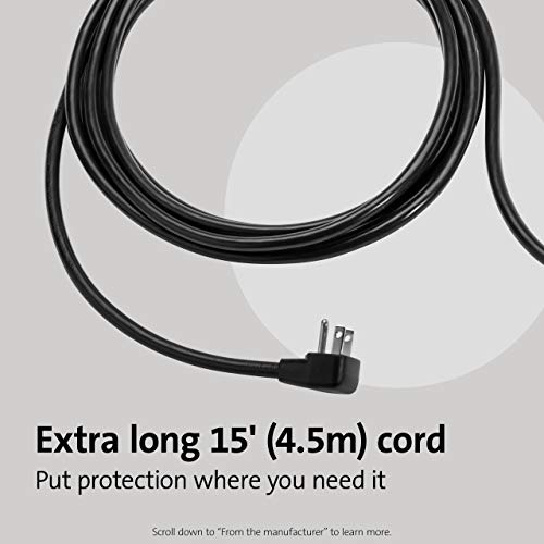 Kensington 6 Outlet 15ft Surge Protector Power Strip