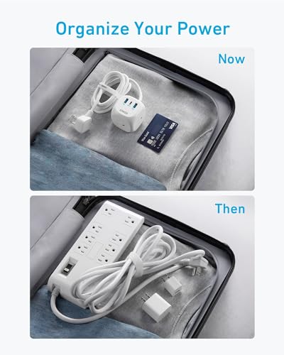 Anker 20W USB-C Power Strip with 3 Outlets