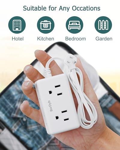 Ultra Flat 6 Outlet Power Strip - 6 Ft