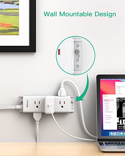 9-Outlet Surge Protector Power Strip with 5ft Cord