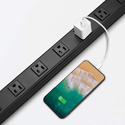 Heavy Duty 16 Outlet Metal Power Strip