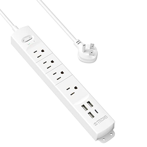 TROND Ultra Thin Power Strip with USB Ports