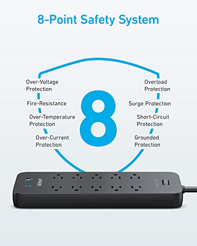 Anker Surge Protector Power Strip with USB Ports