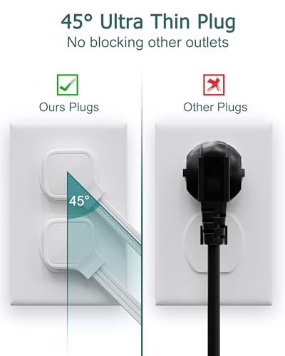 Ultra Flat 6 Outlet Power Strip - 6 Ft