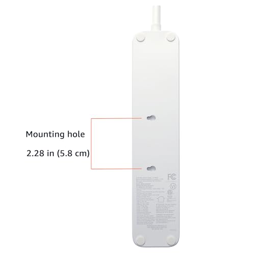 Amazon Basics 3 Outlet Power Strip with USB Ports