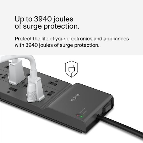 Belkin 12-Outlet Heavy-Duty Surge Protector Power Strip