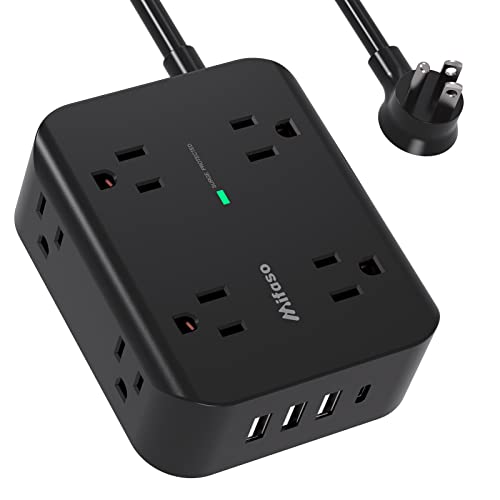 Smart Power Strip with 8 Outlets & USB Ports
