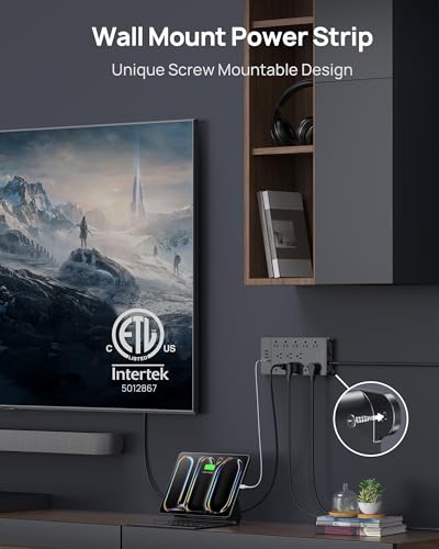 TROND 4000J Surge Protector Power Strip with USB