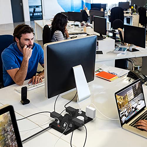 SUPERDANNY 22-Outlet Surge Protector with USB Ports