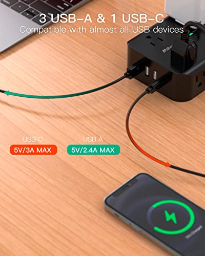 Surge Protector Power Strip with USB Charging Station